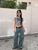 デビスワイドデニムジーンズ