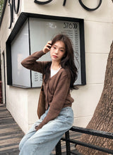 [SHOPPERMADE] Cozy Wool V-neck Knit Cardigan (7color)