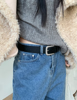WIDE LEATHER BELT