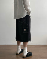 Angle Bermuda Denim Pants