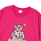 25SS STAR BEAR SHORT SLEEVE T-SHIRT HOT PINK