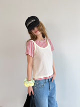 multi stripe T