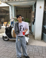 No.1313 レコードハーフTシャツ (3color)