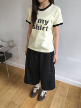 [unisex] ニニンポケットバミューダバンディングパンツ