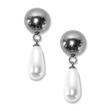 [2pcs] ウォータードロップパールピアス