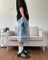 Indie Bermuda Cargo Denim Pants
