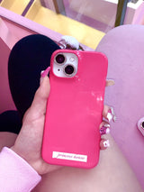 Cherry pink phone case - hard