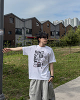 BLAGR PRINTING OVERFIT SHORT‑SLEEVE T‑SHIRT