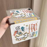 Shopping Cat Illustration iPad Case