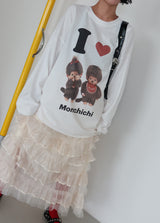 モンチアンバランスドアイラブTシャツ
