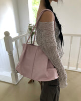 ピーカンレザーシャーリングショルダーバッグ