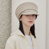 VA Stud Balloon Bellboy Cap / Beige