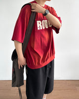 Folding Printed Short Sleeve Tee