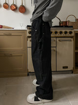 Anthony rivet denim pants