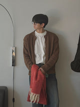 ASCLO Heavy Crop Knit Cardigan (3color)