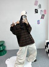 コーデュロイパラシュートカーゴパンツ🩶💚🖤💛 - 4カラーズ
