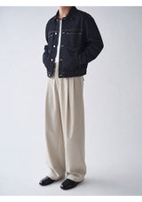 Calder Contrast Stitch Denim Jacket