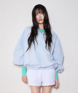 Quarter-Zip Balloon Pullover Shirt