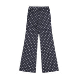 Noel Star Pattern Wide Pants