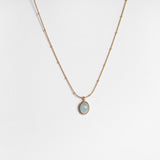 Aquamarine Dotty Necklace