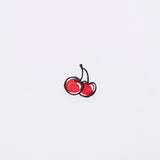SMALL CHERRY RINGER T-SHIRT [WHITE]