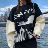 フロントニューヨークニット