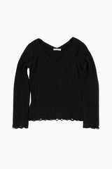 Destroy v-neck knit
