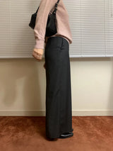 Semi long skirt