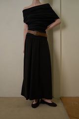 Comfort off-shoulder top_black