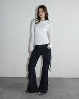 Jagiya Crew Neck Long Sleeve White