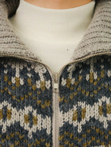 NE High Neck Nordic Zip-up