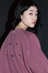 26FW★ボヌール パピー ピグメント ラグラン スウェットシャツ
