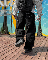 Zeka Zip Cargo Wide Pants