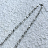 Silver Loop Link Necklace