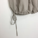 Shirring harem pants 
