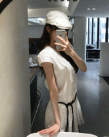 フラワーVワンピース