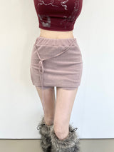 1125. Knit strap short leggings sk (4color)