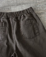 MP WASHED CURVED PANTS BR