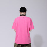 スキニーフレンドピグメントTシャツ ピンク