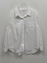 Pastel Poplin Cotton Over Fit Shirt