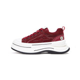 KILLWINNER Lihuo Series Canvas Shoes, Red, 7cm Height Increasing, Thick Sole Casual Shoes, Couple Style