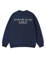 25FW ベーシックロゴナッピングスウェットシャツ ダークネイビー