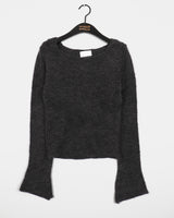 Jinning Thin Fit Mohair Inner Long Sleeve Knitwear