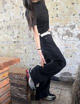 [BASIC ITEM] Basic semi crop t-shirts(4color)