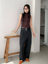 STRIPE TWILL BALLOON SLACKS (2C)