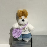 [made] mini mix-beige dog keyring