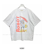 Light Robot Printing Short Sleeve T-shirt