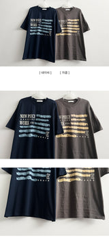 ピース ボックスフィット 半袖Tシャツ