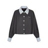 WhyBerry 24AW "Cream Beiguo" カラーフラワーバッドコートルーズジャケット
