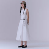 エッセンシャルフレアスカート (WHITE)